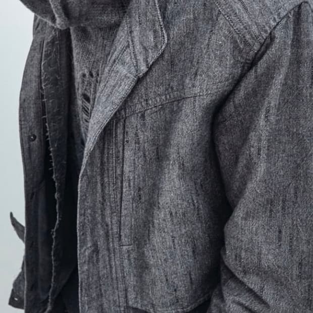 Blackmerle collarless jacket