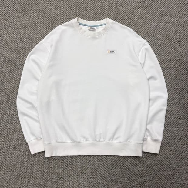 내셔널지오그래픽 베이직 로고 맨투맨 v1871