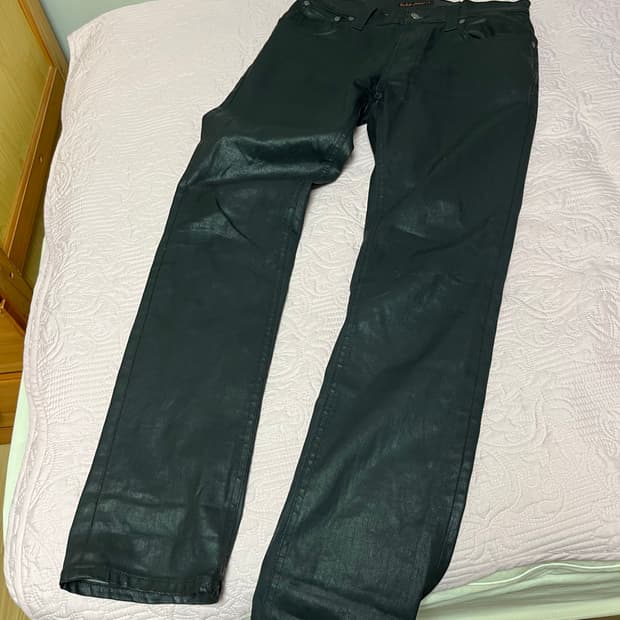 누디진 백투블랙 씬핀 블랙 코팅진