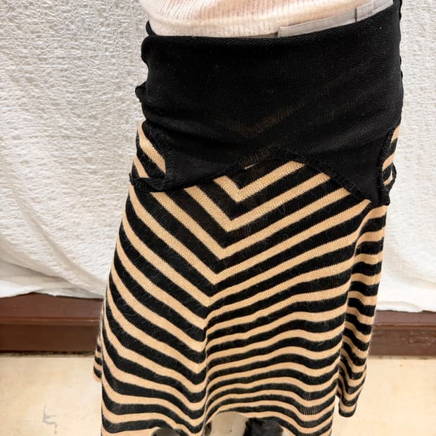 summer stripe knit ops
