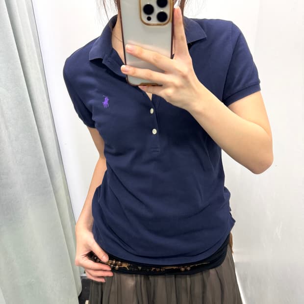 폴로 네이비 pk 반팔티