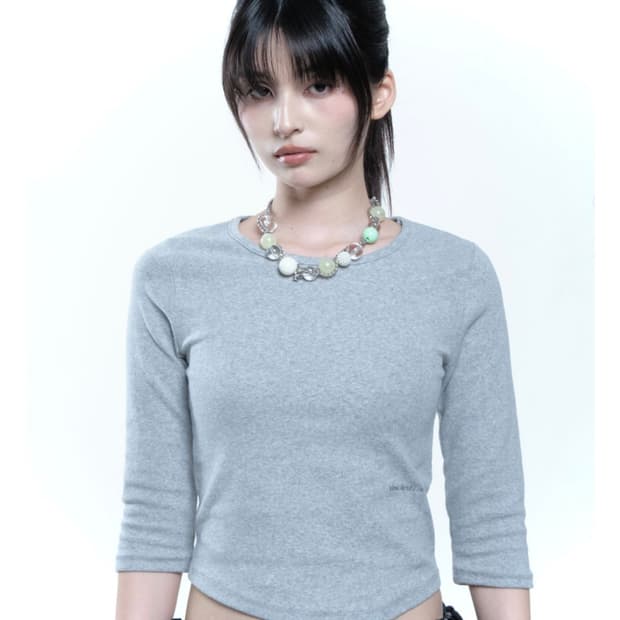wsc아카이브 Plain 3/4 Tee