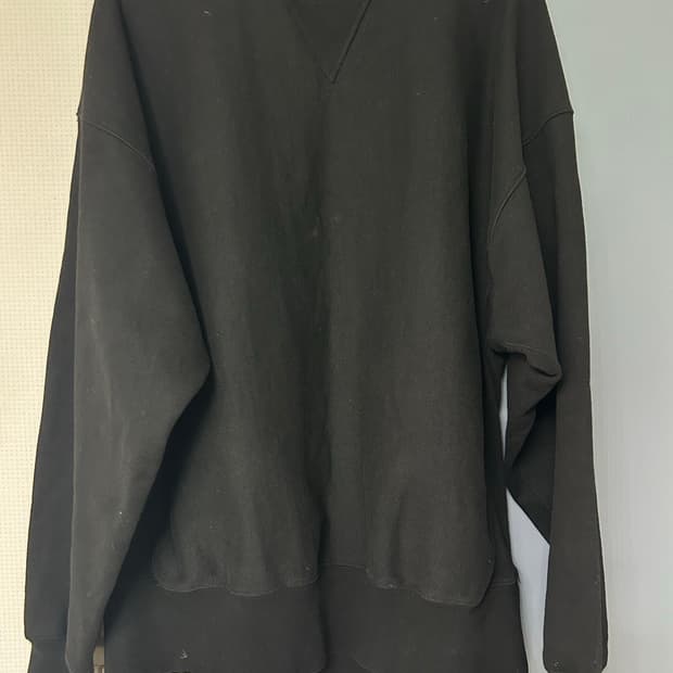 아웃스탠딩 리버스위브 헤비 스웻 L