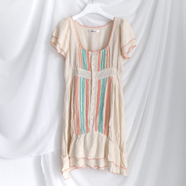stripe tape one-piece 