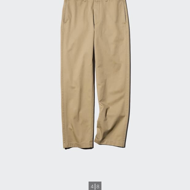 유니클로 와이드핏 치노팬츠 82