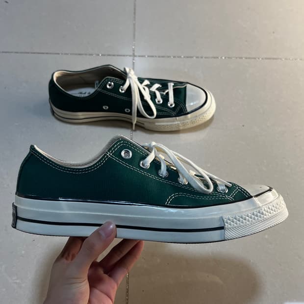 컨버스 척70 로우 그린 265