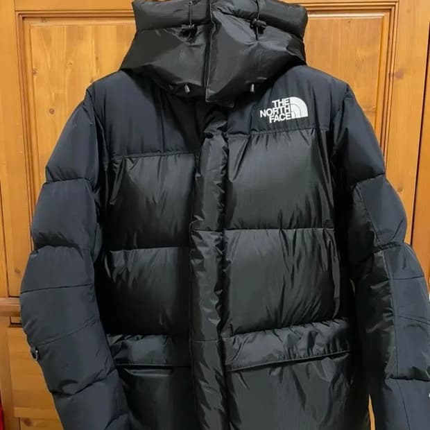 노스페이스 힘 다운 파카 블랙