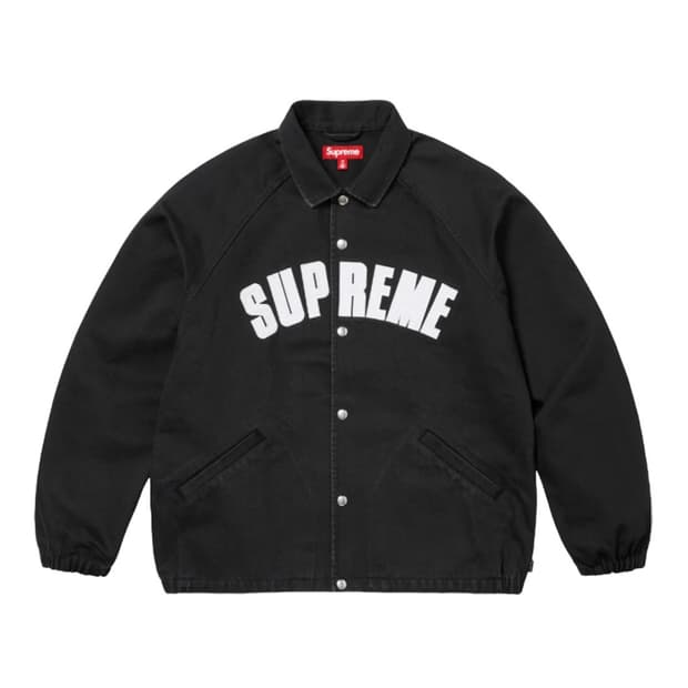 슈프림 아크 데님 코치 자켓 블랙 - 25SS