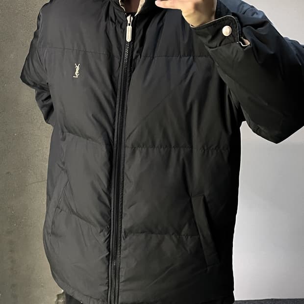 입생로랑 90s 리버시블 다운 자켓