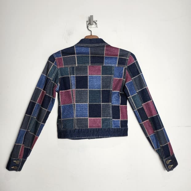 빈티지 패턴 청자켓