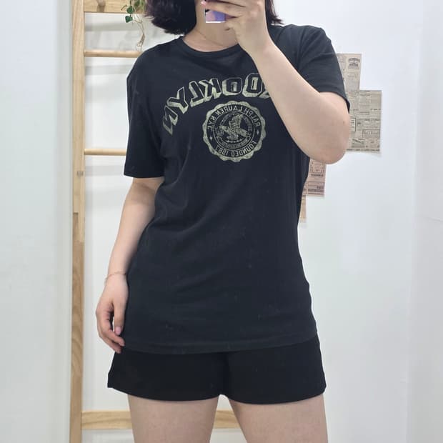 [프립]XS/데님앤서플라이 랄프로렌 반팔 블랙