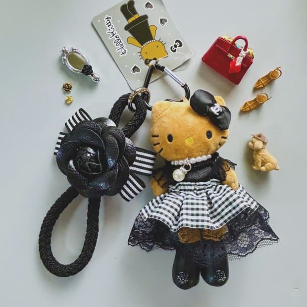 롱다리키티 커스텀키링(4)