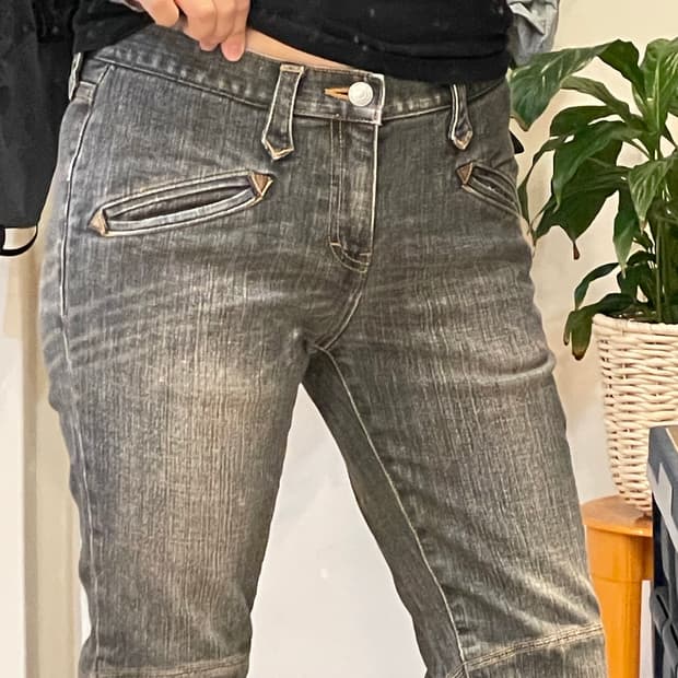 랄프로렌 웨스턴 바이크디테일 청바지