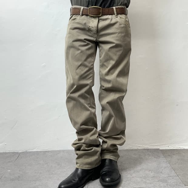Armani Jeans Slim Khaki Olive Pants