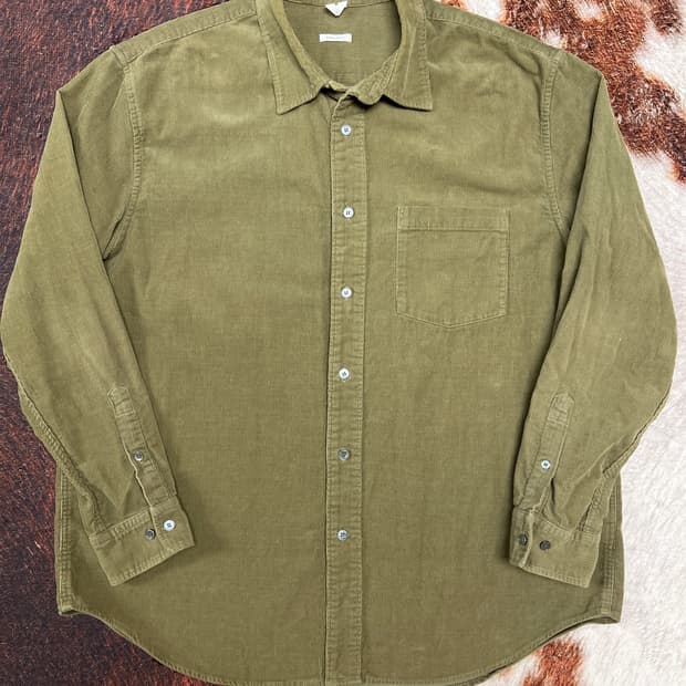 아르켓 카키 코듀로이 오버핏 셔츠 52(XL)