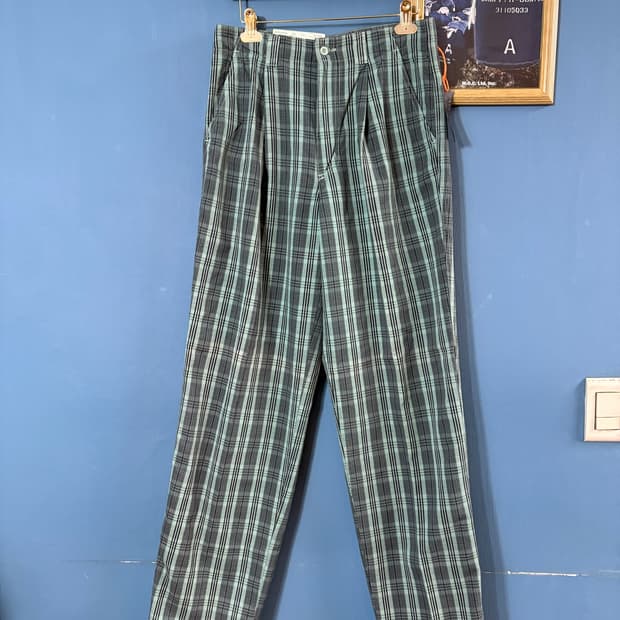 80‘s Benetton Italy Plaid Trousers 