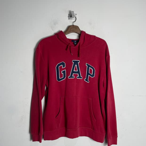 GAP 갭 레드 후드티