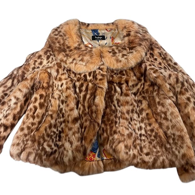 토끼털100 퍼자켓