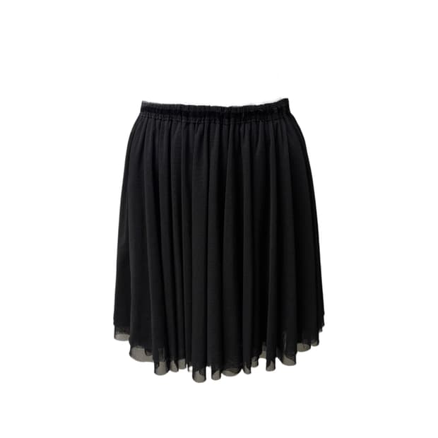 chiffon pleated skirt