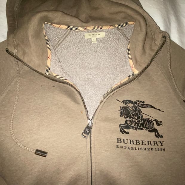 Burberry hoodie 버버리 빅로고 후드집업 
