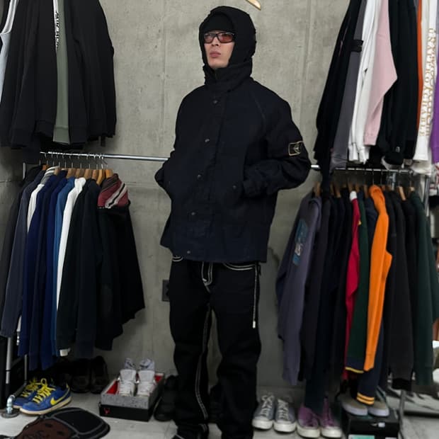 90s STONE ISLAND NYLON JACKET