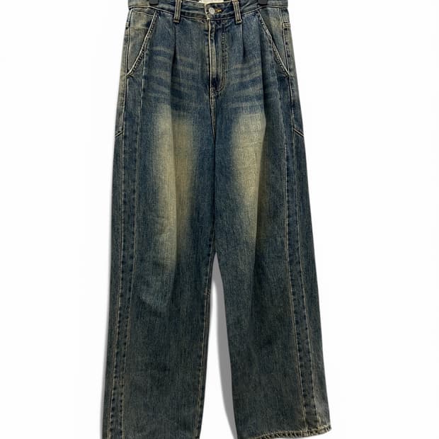 DOFF JASON(도프 제이슨) 빈티지 워싱 와이드 데님