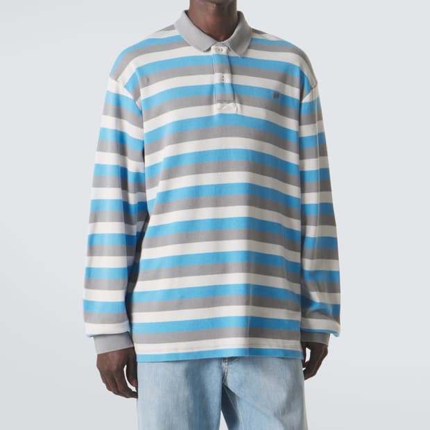 [S,M,L,XL]이알엘 ERL 26ss 스트라이프 폴로티/블루