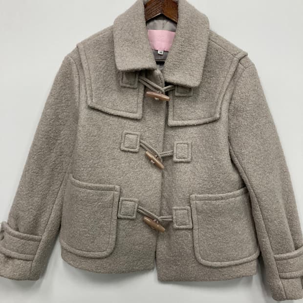 브라운 하프 떡볶이 코트