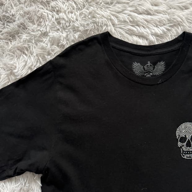 DOKURO 일본빈티지 펑크 크롭 반팔 빈티지 반팔 y2k m 40