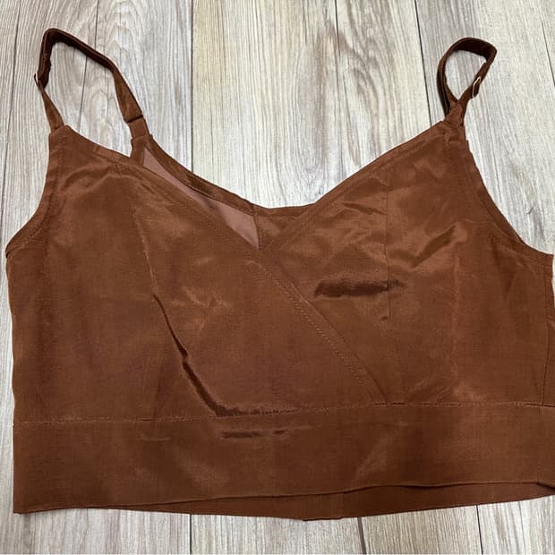 미스치프 새틴/벨벳 뷔스티에