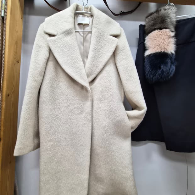 지고트 알파카 아이보리코트