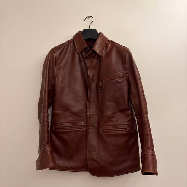 디아프바인 홀스레더자켓 카코트 - S size