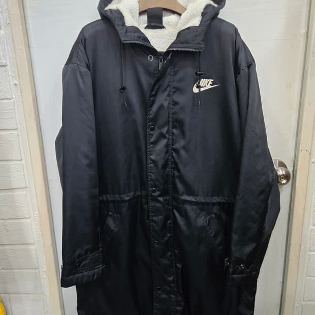 105,XL)) NIKE 나이키 롱 돕바 점퍼! 안쪽 양털! 뜨뜻해용!~