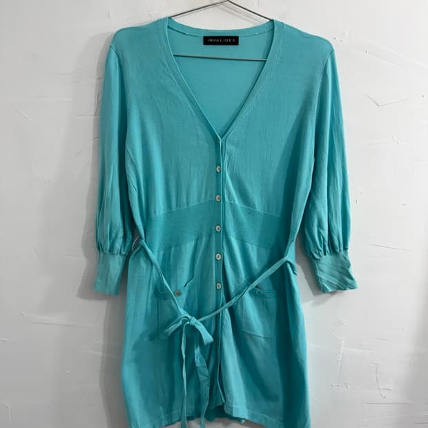 mint strap cardigan 