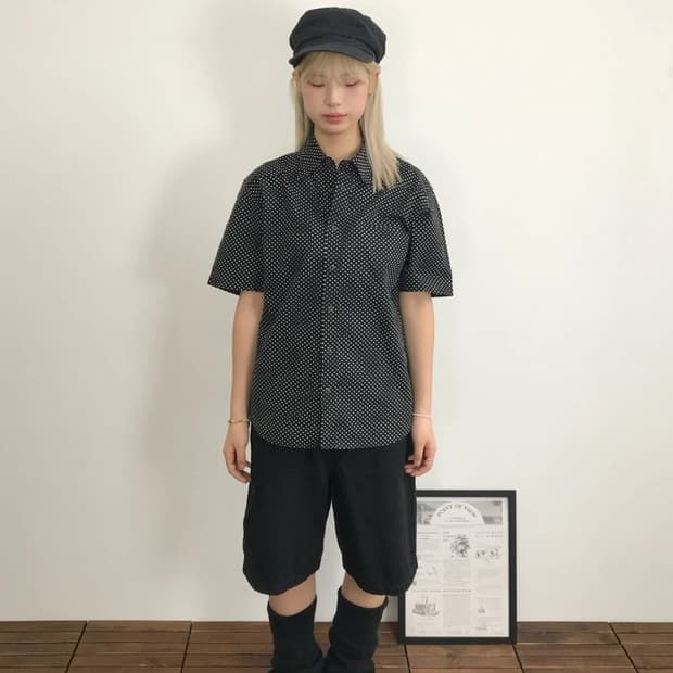 BOYCOTT Polka Dot Shirt