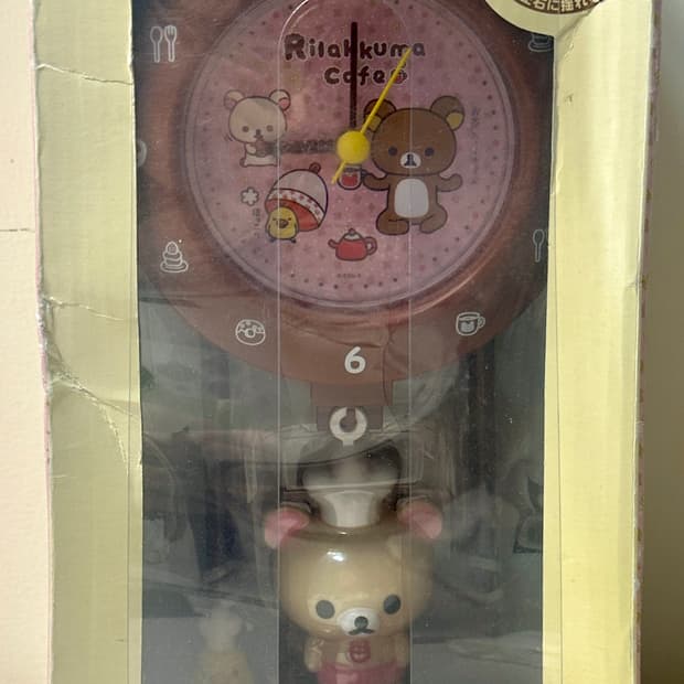 고전 산엑스 리락쿠마 코리락쿠마 카페시리즈 시계