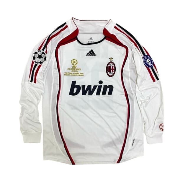 [국내배송] 06/07 ac밀란 어웨이 긴팔 유니폼 XL사이즈