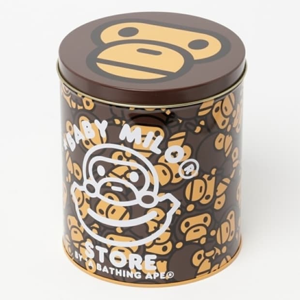 [OS]베이프 베이비마일로 마일로스토어 로고 틴캔 케이스