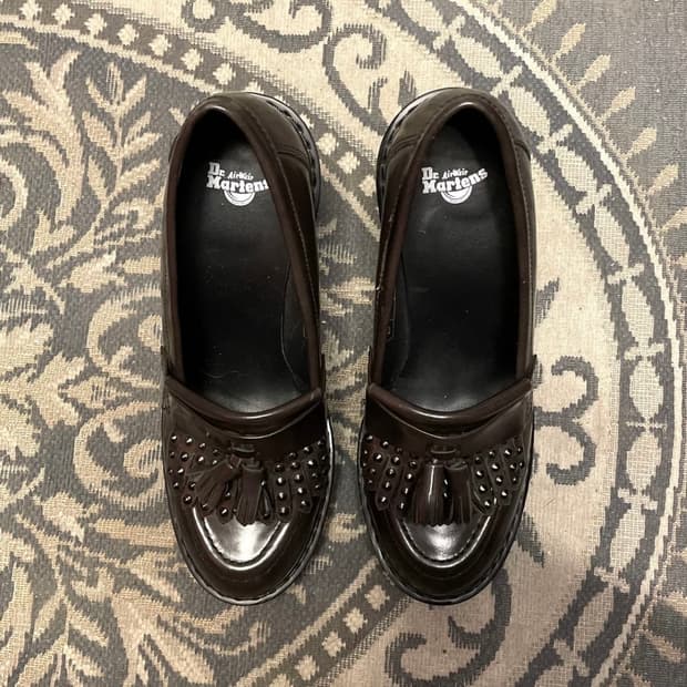 닥터마틴 (우먼) Mairwen 그레이 테슬 로퍼 힐