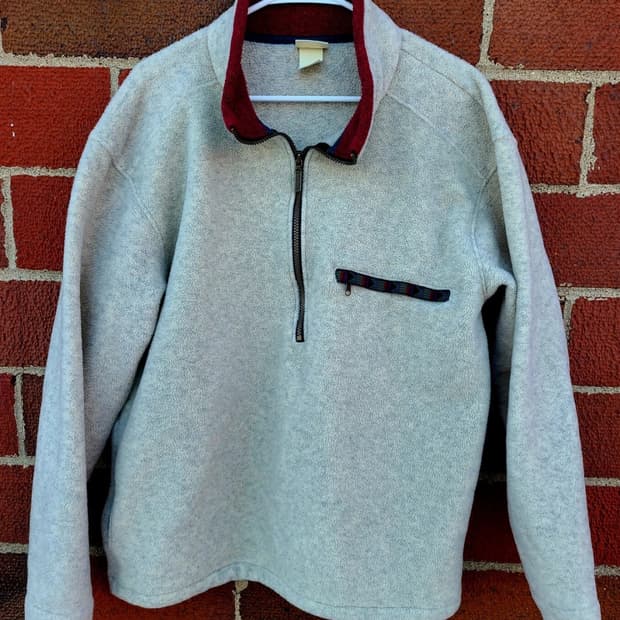 엘엘빈 하프집업 플리스 large(105-110) USA MADE