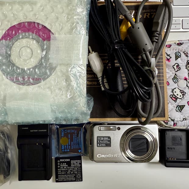 리코 Caplio R7 디지털 카메라 빈티지카메라