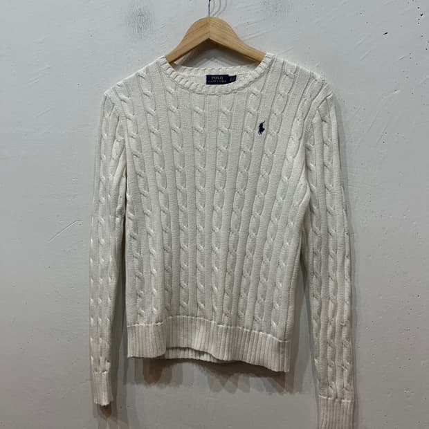 폴로랄프로렌 코튼 케이블 니트 우먼즈