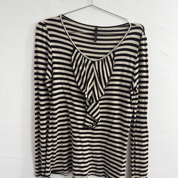 fairy shade frill stripe top