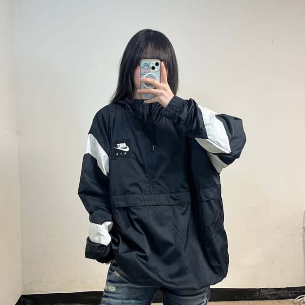 Nike Air black anorak