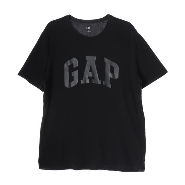 GAP 아치 빅로고 오버핏 블랙 반팔 티셔츠 XL