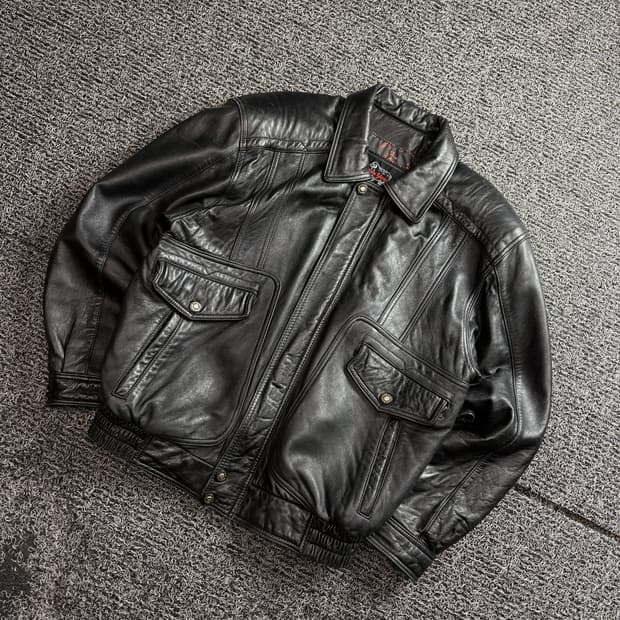 빈티지 아카이브 양가죽 램스킨 레더자켓 3212