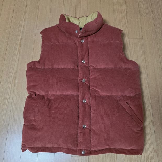 크레센트 다운웍스 이탈리안 베스트 조끼 코듀로이 러스트 m 사이즈