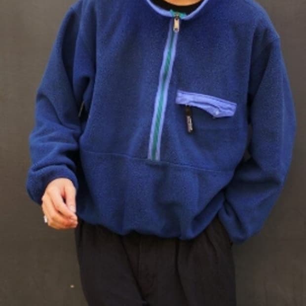 파타고니아 신칠라 80~90s하프짚업 USA. m사이즈