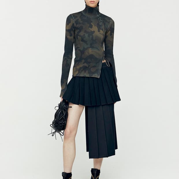 앤더슨벨 Andersson Bell Camouflage KNIT TOP