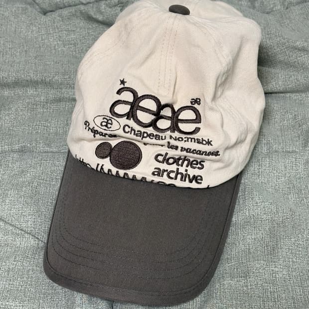 WEB LOGO 5PANNEL CAP [CHARCOAL/MOCA]